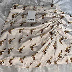 Revolve Zeneca rosegun mini skirt